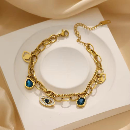 "Luxury Demi-Fine Bracelet – 18K Gold Plated & Waterproof