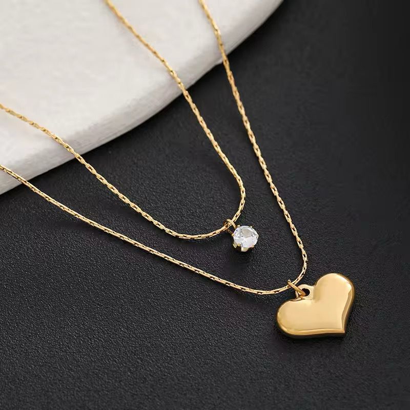 Luxury 18K gold-coated necklace with PVD technology for lifetime durability.